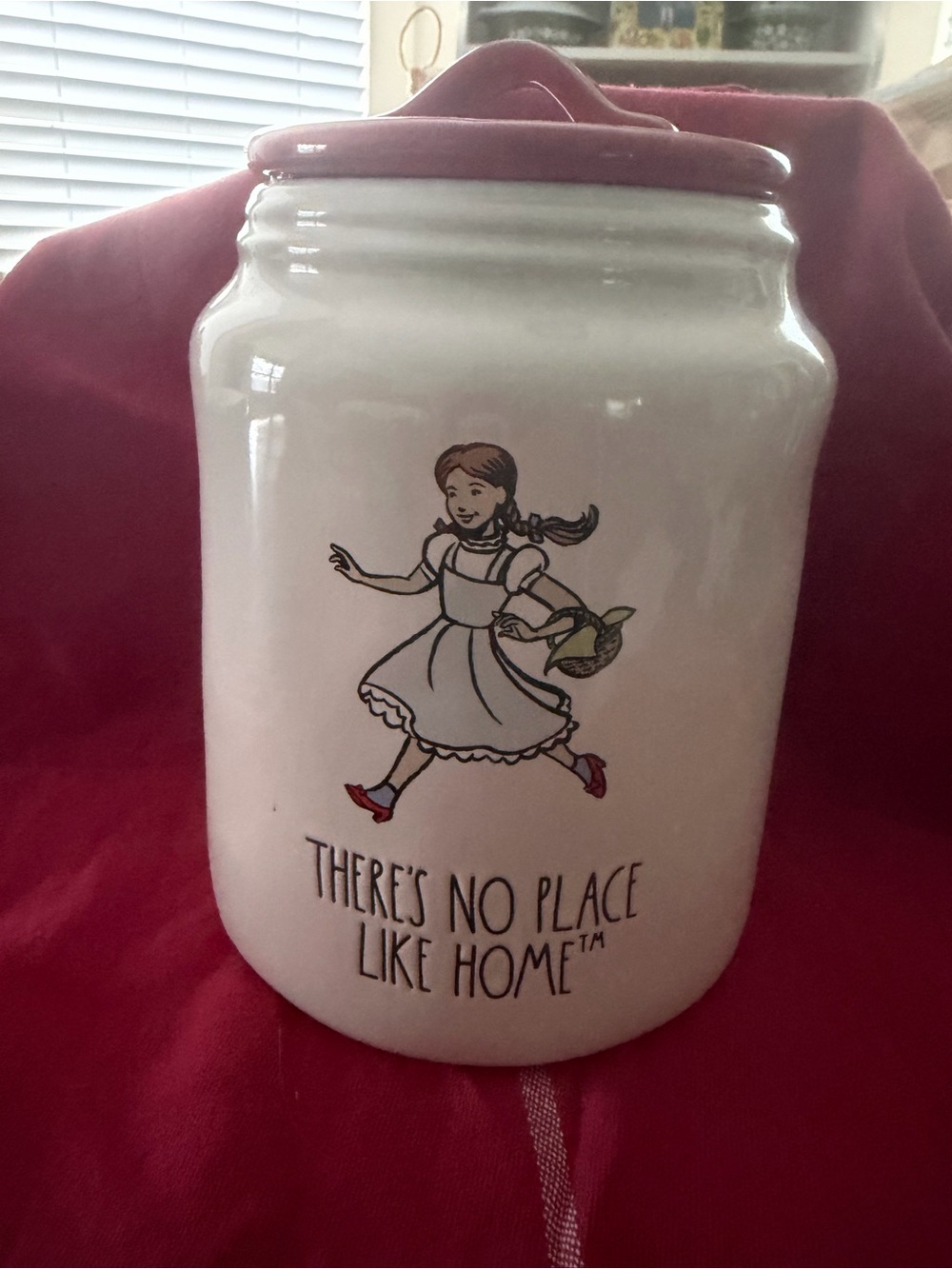 Rae Dunn Wizard of Oz 'There's No Place Like Home' Canister